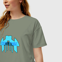 Футболка оверсайз женская Cortex голубой aneurism iv, цвет: авокадо — фото 2