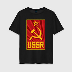 Женская футболка оверсайз USSR style