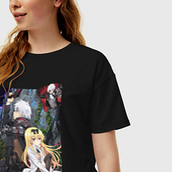 Футболка оверсайз женская Арифурэта, цвет: черный — фото 2