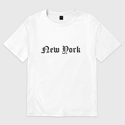 Женская футболка оверсайз New York - USA metropolis