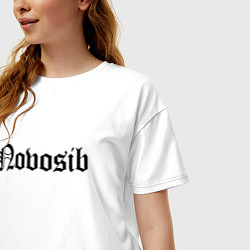Футболка оверсайз женская Novosibirsk - Russia, цвет: белый — фото 2