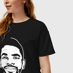 Футболка оверсайз женская Kyrie Irving, цвет: черный — фото 2