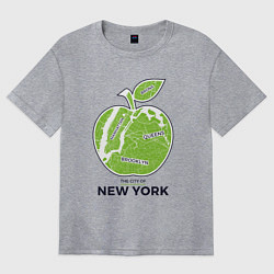 Женская футболка оверсайз Сity of New York