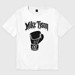 Женская футболка оверсайз Майк Тайсон перчатка