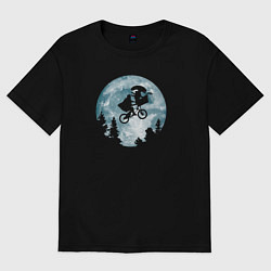 Футболка оверсайз женская Xenomorph ET, цвет: черный