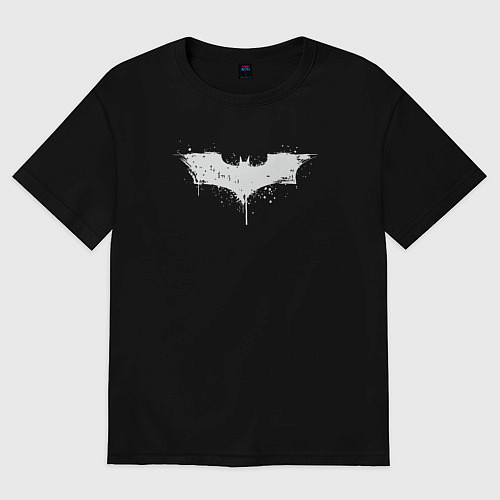 Женская футболка оверсайз Dark knight / Черный – фото 1