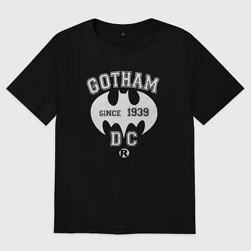 Женская футболка оверсайз Gotham 1939 / Черный – фото 1