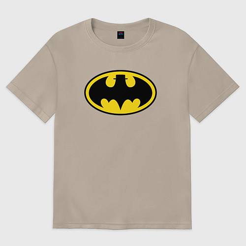 Женская футболка оверсайз Heisenberg Batman / Миндальный – фото 1