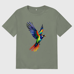 Футболка оверсайз женская The blue raven, цвет: авокадо