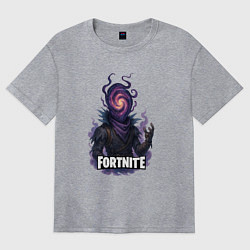 Футболка оверсайз женская Сюрреалистичный Рейвен Fortnite, цвет: меланж