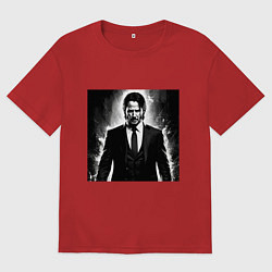 Женская футболка оверсайз Киану