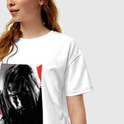 Футболка оверсайз женская John Wick killer, цвет: белый — фото 2