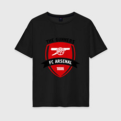 Женская футболка оверсайз FC Arsenal: The Gunners