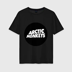 Женская футболка оверсайз Arctic Monkeys Round