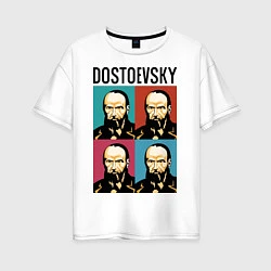 Женская футболка оверсайз Dostoevsky
