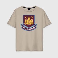 Женская футболка оверсайз West Ham United FC