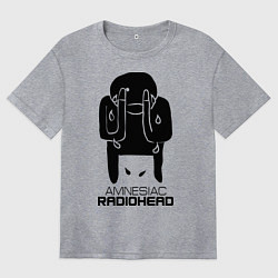 Футболка оверсайз женская Radiohead, цвет: меланж