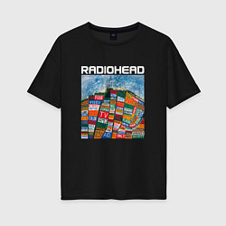 Женская футболка оверсайз Radiohead