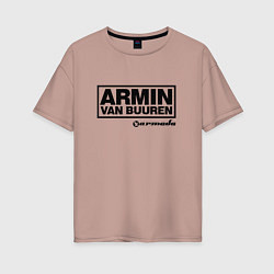 Женская футболка оверсайз Armin van Buuren