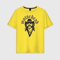Женская футболка оверсайз Motorhead Rocker