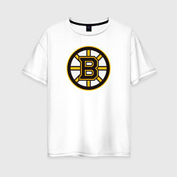 Женская футболка оверсайз Boston Bruins