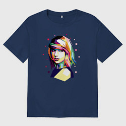 Женская футболка оверсайз Taylor Swift Art