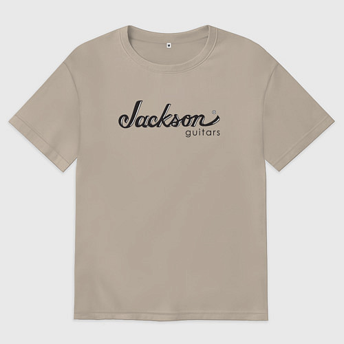 Женская футболка оверсайз Jackson Guitars / Миндальный – фото 1