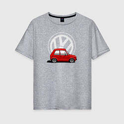 Футболка оверсайз женская Golf mk I, цвет: меланж