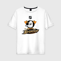 Женская футболка оверсайз NHL: Anaheim Ducks