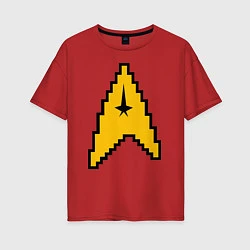Женская футболка оверсайз Star Trek: 8 bit