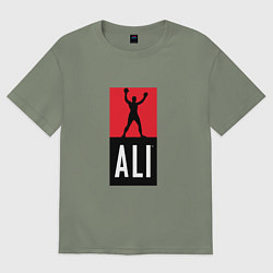 Футболка оверсайз женская Ali by boxcluber, цвет: авокадо