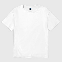 Футболка оверсайз женская Математика, цвет: белый