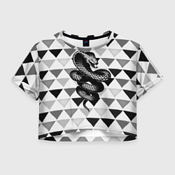 Женский топ Snake Geometric