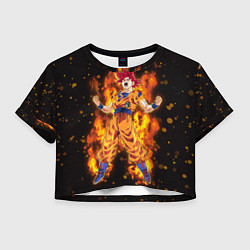 Женский топ Fire Goku