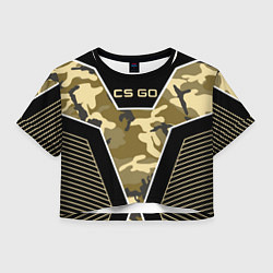 Женский топ CS:GO Khaki Camo