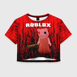 Женский топ Roblox Piggy