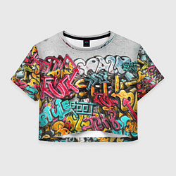 Женский топ Graffiti on the wall