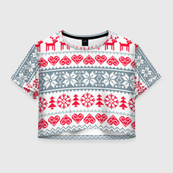 Женский топ Вязаный рисунок