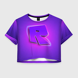 Женский топ ROBLOX NEON LOGO РОБЛОКС