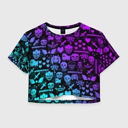 Женский топ UNDERTALE NEON PATTERN УЗОР