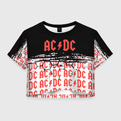 Женский топ ACDC переменный ток