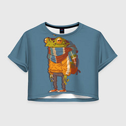 Женский топ Лягуха-путешественица