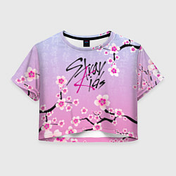 Женский топ Stray Kids цветы сакуры