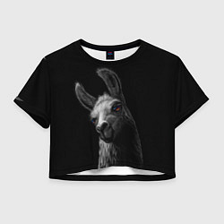 Женский топ Портрет милой ламы