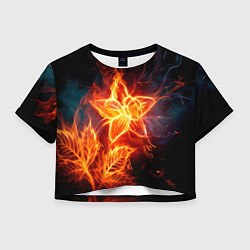 Женский топ Flower Neon Fashion 2035 Flame