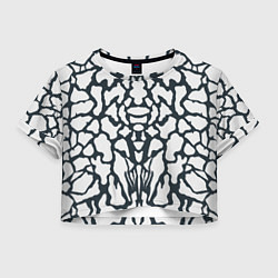 Женский топ Animal Black and White Pattern