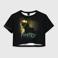 Футболка 3D укороченная женская PHARAOHHH, цвет: 3D-принт