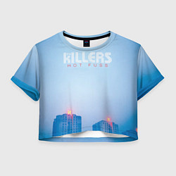 Футболка 3D укороченная женская Hot Fuss - The Killers, цвет: 3D-принт