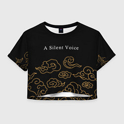 Женский топ A Silent Voice anime clouds