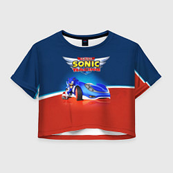 Женский топ Team Sonic Racing - Ёжик и его точило